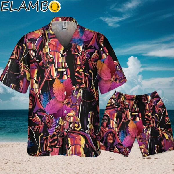 Star Wars Colorful Tropical Dark Side Hawaii Shirt Aloha Shirt Aloha Shirt