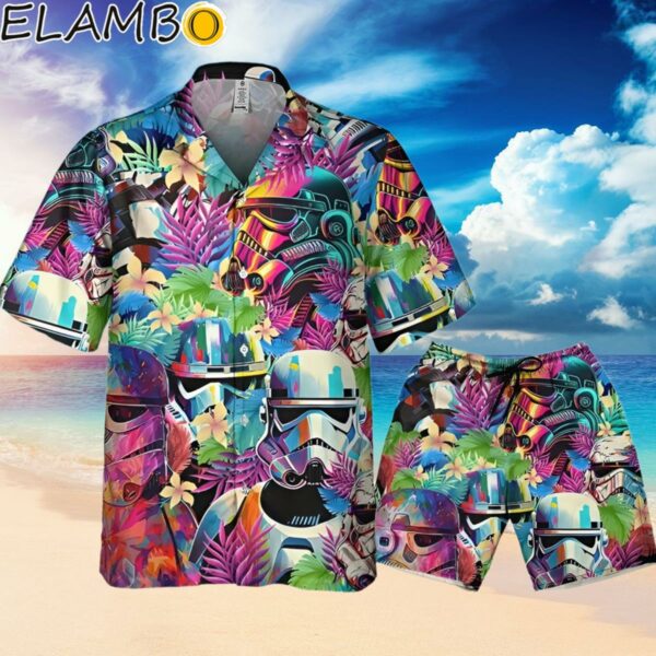 Star Wars Colorfull Floral Stormtrooper Artwork Hawaiian Shirt Hawaiian Hawaiian