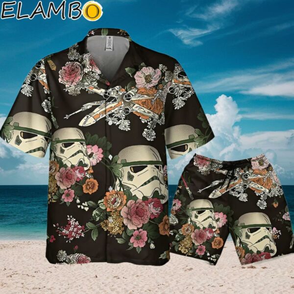 Star Wars Flower Stormtrooper Pattern Hawaiian Shirt Tropical Aloha Shirt Aloha Shirt Aloha Shirt