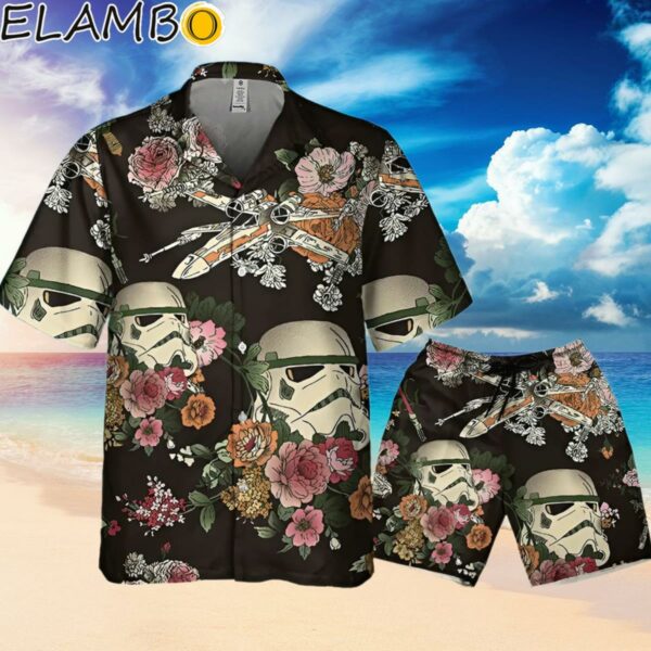 Star Wars Flower Stormtrooper Pattern Hawaiian Shirt Tropical Aloha Shirt Hawaiian Hawaiian