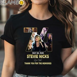 Stevie Nicks 74 Year Thank For The Memories Shirt Black Shirt Shirt