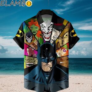 Superheroes Batman Short Sleeve Button Hawaiian Shirt Aloha Shirt Aloha Shirt