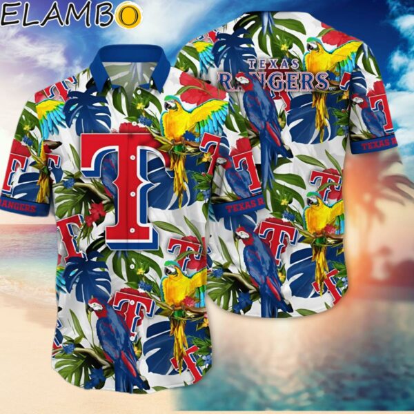 Texas Rangers MLB Hawaiian Shirt Ice Cold Drinkstime Soccer Shirt Hawaiian Hawaiian