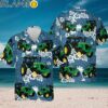Tractors Tropical Leaves Blue 3D Trendy Hawaiian Shirt Aloha Shirt Aloha Shirt