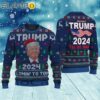 Trump 2024 Ill Be Back Ugly Christmas Sweater Make American Great Again Ugly Sweater Sweater Ugly