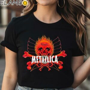 Vintage Metallica Rebel Tour TShirt Black Shirt Shirt