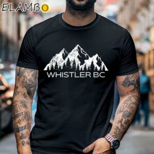 Whistler BC Canada Mountain Souvenir Shirt Black Shirt Black Shirt