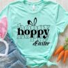 Hoppy Easter Bunny Unisex T Shirt Cotton Tee TSE259.jpg