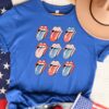 Lips 4th Of July Unisex T Shirt Cotton Tee TSE232.jpg