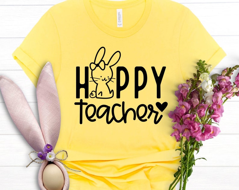 One Hoppy Teacher Unisex T Shirt Cotton Tee TSE257.jpg