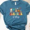 Teacher Vibes Unisex T Shirt Cotton Tee TSE216.jpg